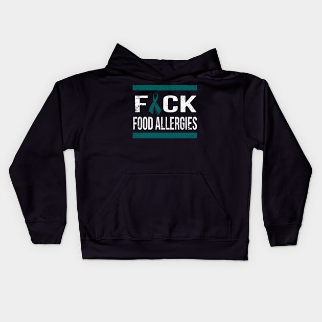 Support Food Allergies Kids Hoodie by Sink-Lux